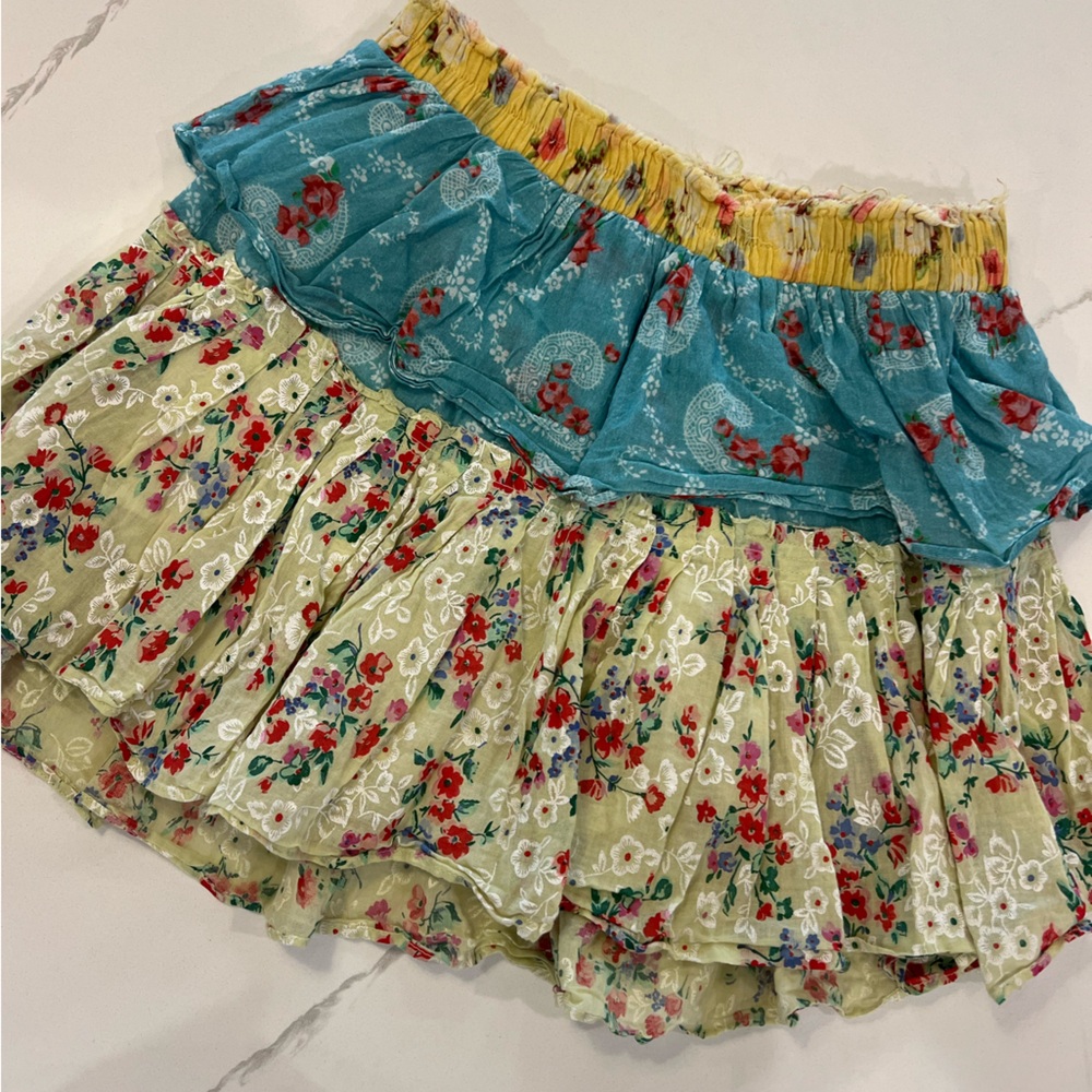 Love, shack, fancy ruffle, mini skirt